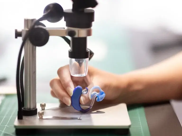 Unser eigenes Otoplastiklabor