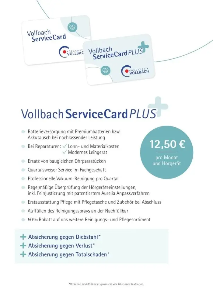 Die Vollbach ServiceCardPLUS